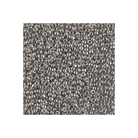 Miyuki Round Beads 15/0 Palladium Plated - 5g