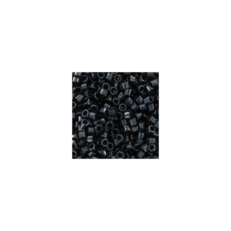 MIYUKI Delica Beads 10/0 Gunmetal - 8g MIYUKI Delica Beads 10/0 Gunmetal - 8g
