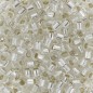 MIYUKI Delica Beads 10/0 Crystal Silver Lined - 8g