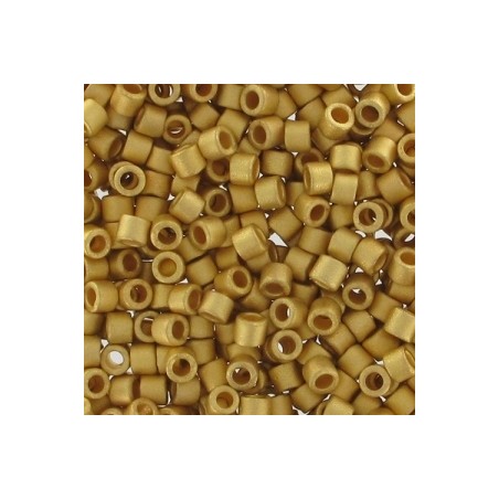 MIYUKI Delica Beads 10/0 Mat 24KT Gold Plated - 5g