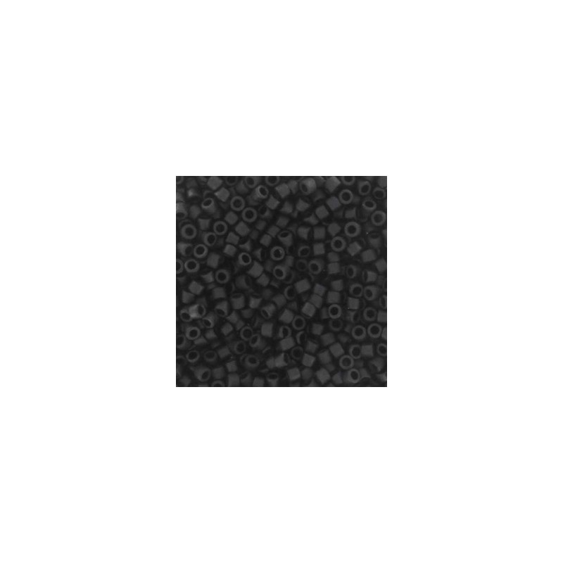MIYUKI Delica 11/0 Mattete Black - 8g MIYUKI Delica 11/0 Mattete Black - 8g