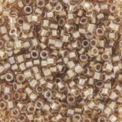 MIYUKI Delica 11/0 Spkl Beige Linen Crystal - 8g