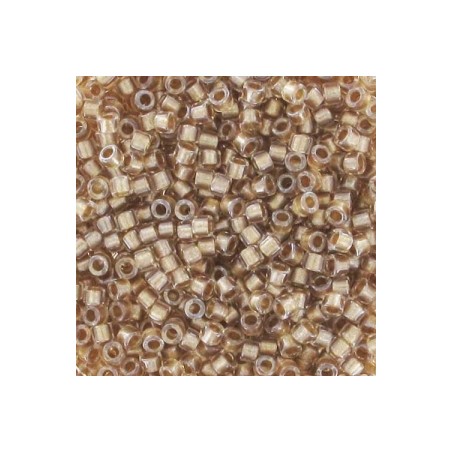 MIYUKI Delica 11/0 Spkl Beige Linen Crystal - 8g