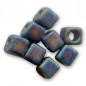 MIYUKI Square 1.8mm Frosted Opaque Black Mat AB - 10g