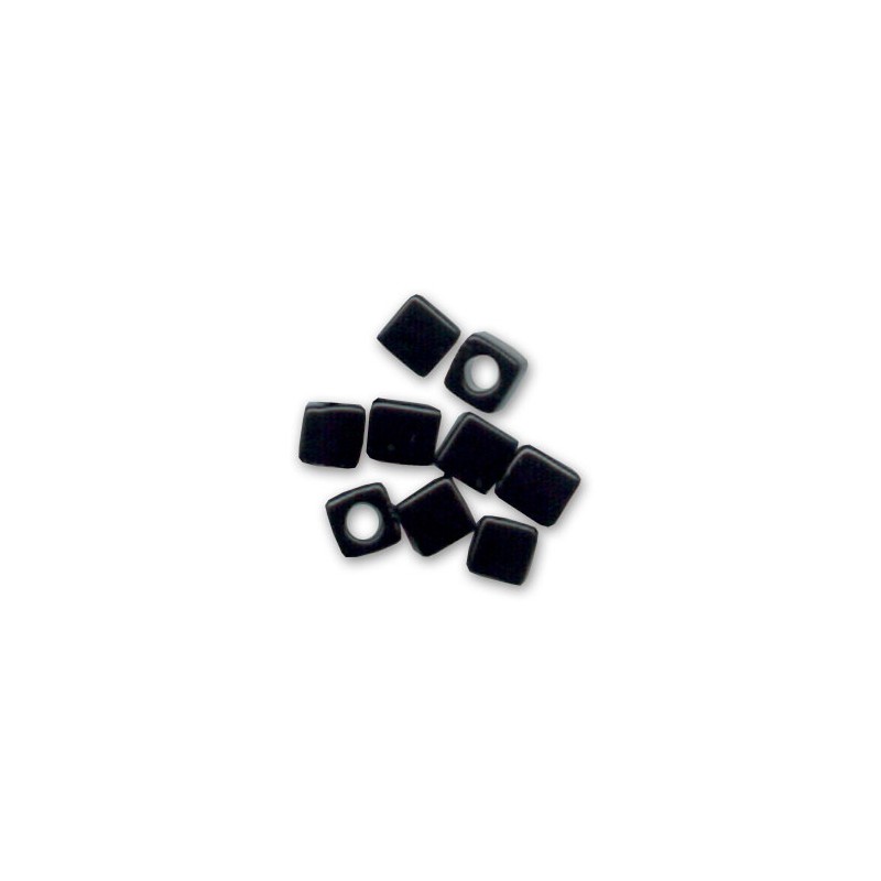 MIYUKI Square 1.8mm Opaque Black - 10g MIYUKI Square 1.8mm Opaque Black - 10g