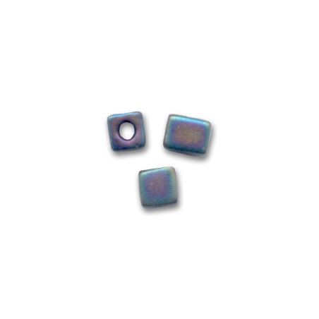 MIYUKI Square 3mm Black Mat AB - 10g