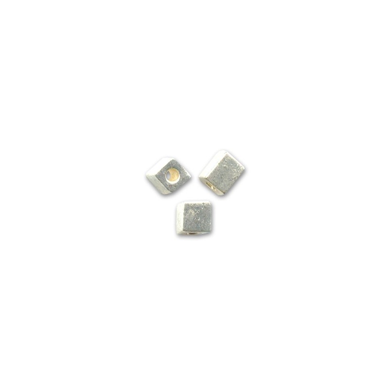 MIYUKI Square 3mm Galvanized Silver Metallic - 10g