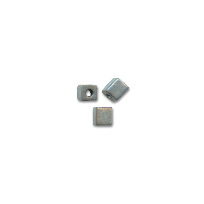 MIYUKI Square 4mm Silver Gray Metallic Mat - 10g