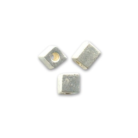 MIYUKI Square 4mm Galvanized Silver Metallic - 10g