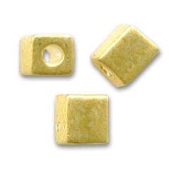 MIYUKI Square 4mm Galvanized Gold - 10g