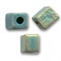 MIYUKI Square 4mm Mat Metallic Patina Iris- 10g