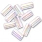 MIYUKI Bugle 3mm Crystal AB- 10g
