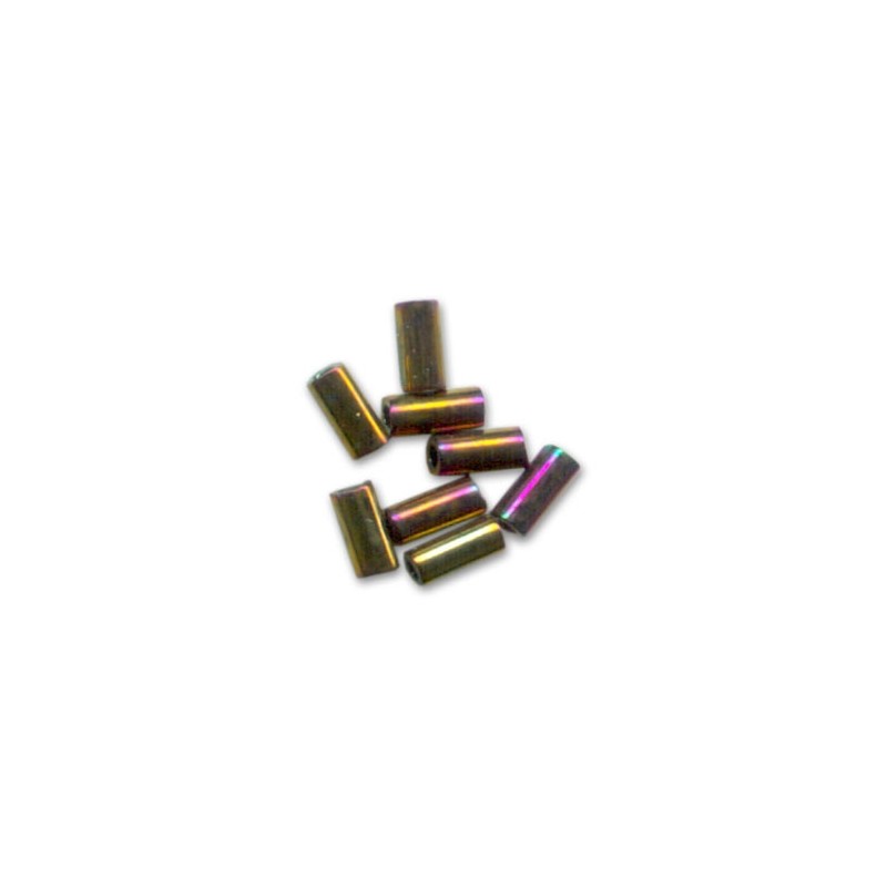 MIYUKI Bugle 3mm Metallic Gold Iris - 10g