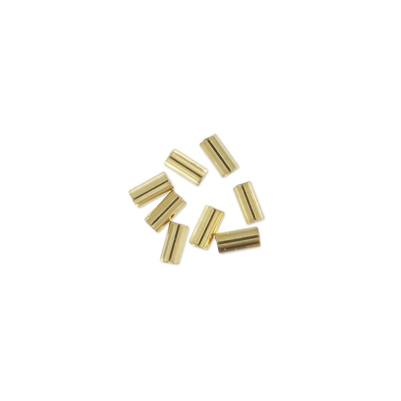 MIYUKI Bugle 3mm 24KT Gold Light Plated - 5g MIYUKI Bugle 3mm 24KT Gold Light Plated - 5g
