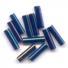 MIYUKI Bugle 6mm Metallic Dark Blue Iris - 10g