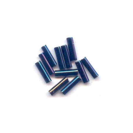 MIYUKI Bugle 6mm Metallic Dark Blue Iris - 10g