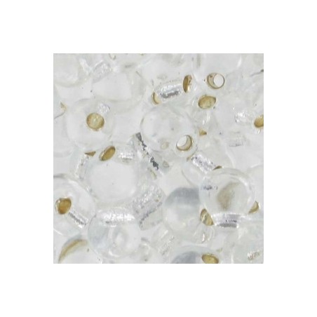 MIYUKI Drop 3.4mm Crystal Silver Lined - 8g