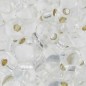 MIYUKI Drop 3.4mm Crystal Silver Lined - 8g