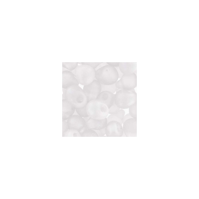 MIYUKI Drop 3.4mm Transparent Crystal AB Mat - 8g