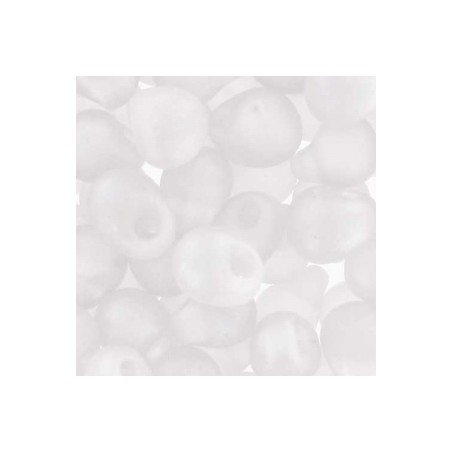MIYUKI Drop 3.4mm Transparent Crystal AB Mat - 8g
