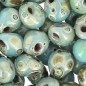 MIYUKI Drop 3.4mm Opaque Blue Turquoise Picasso - 8g
