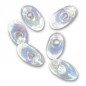 MIYUKI Long Magatama 4x7mm Crystal AB - 10g