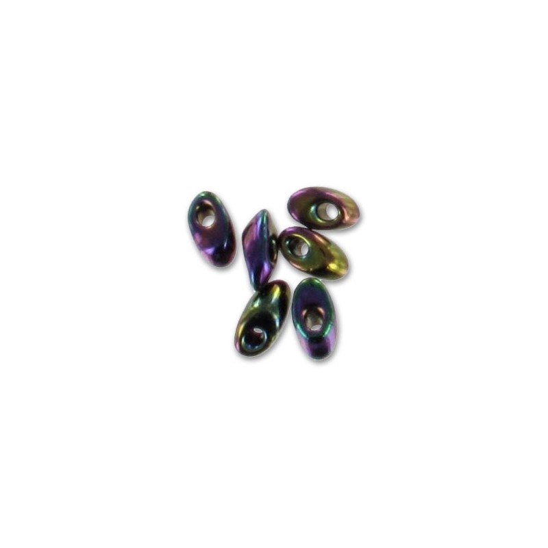 MIYUKI Long Magatama 4x7mm Metallic Dark Plum Iris - 10g MIYUKI Long Magatama 4x7mm Metallic Dark Plum Iris - 10g