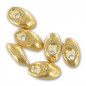 MIYUKI Long Magatama 4x7mm Galvanized Gold - 10g