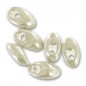 MIYUKI Long Magatama 4x7mm Galvanized Silver - 10g