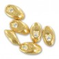 MIYUKI Long Magatama 4x7mm Duracoat Galvanized Gold - 10g