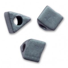 MIYUKI Sharp Triangle 8/0 Gunmetal Mat - 8g
