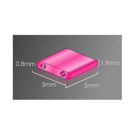 MIYUKI Tila Beads - Opaque Red - 10g