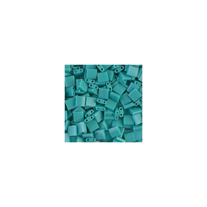 MIYUKI Tila Beads - Opaque Turquoise Green - 10g MIYUKI Tila Beads - Opaque Turquoise Green - 10g