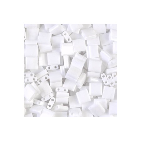 MIYUKI Tila Beads - White - 10g