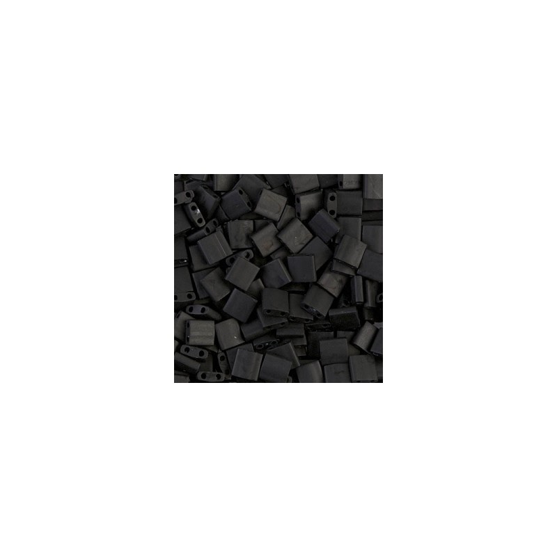 MIYUKI Tila Beads - Black Mat - 10g MIYUKI Tila Beads - Black Mat - 10g