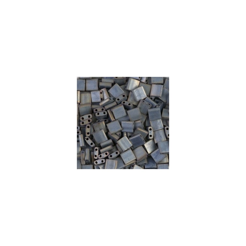 MIYUKI Tila Beads - Metallic Silver Grey Mat - 10g MIYUKI Tila Beads - Metallic Silver Grey Mat - 10g