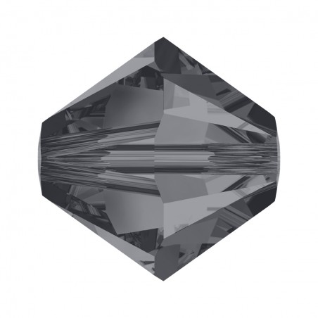 Swarovski 5328 5mm Crystal Silver Night