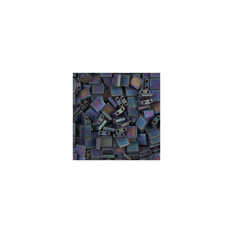 MIYUKI Tila Beads - Black AB Mat - 10g MIYUKI Tila Beads - Black AB Mat - 10g