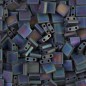 MIYUKI Tila Beads - Black AB Mat - 10g