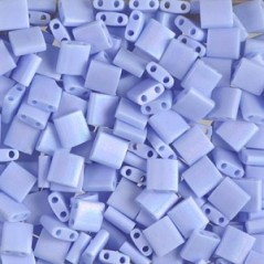 MIYUKI Tila Beads - Opaque Light Periwinkle AB Mat - 10g