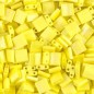 MIYUKI Tila Beads - Opaque Yellow AB Mat - 10g