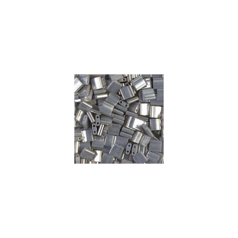 MIYUKI Tila Beads - Opaque Smoke Gray Luster - 10g