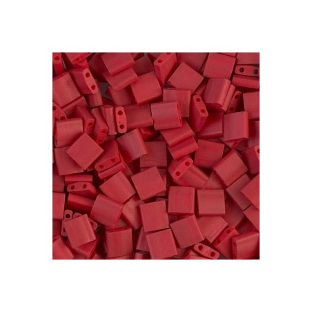 MIYUKI Tila Beads - Metallic Brick Red Mat - 10g