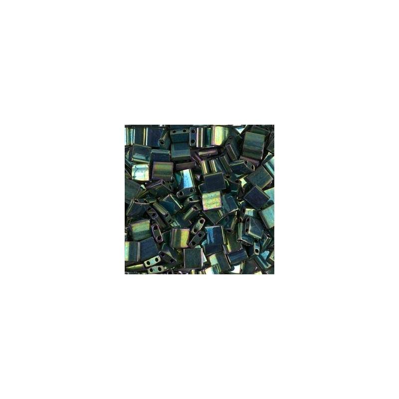 MIYUKI Tila Beads - Metallic Malachite Green Iris - 10g MIYUKI Tila Beads - Metallic Malachite Green Iris - 10g