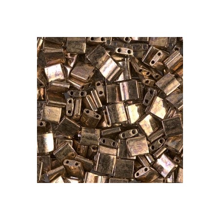MIYUKI Tila Beads - Metallic Dark Bronze - 10g