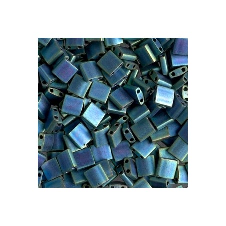 MIYUKI Tila Beads - Metallic Blue Green Iris - 10g