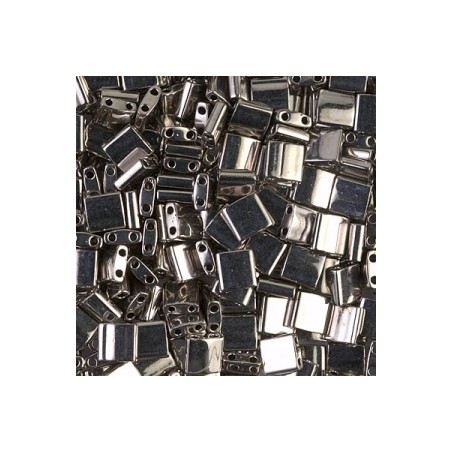 MIYUKI Tila Beads - Nickel Plated - 10g