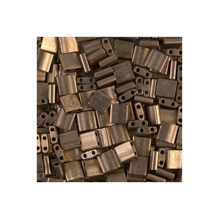 MIYUKI Tila Beads - Metallic Dark Bronze Mat - 10g