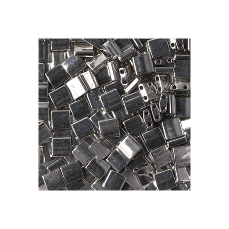 MIYUKI Tila Beads - Palladium Plated - 10g