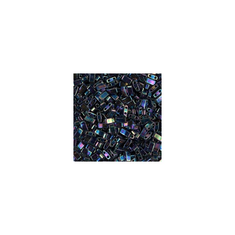 MIYUKI Half Tila - Metallic Variegated Blue Iris - 10g MIYUKI Half Tila - Metallic Variegated Blue Iris - 10g